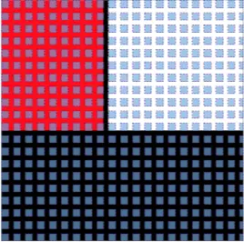 Bild eines Gitters mit 10 Pixel Abstand zwischen den horizontalen und vertikalen Gitterlinien.