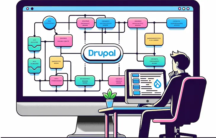 Drupal-Entwickler plant ein Projekt