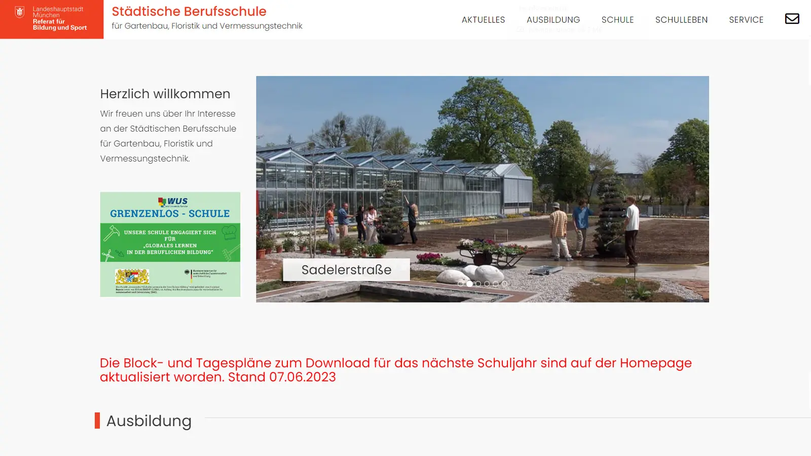 Joomla Webseiten für Münchner Schulen | 2018